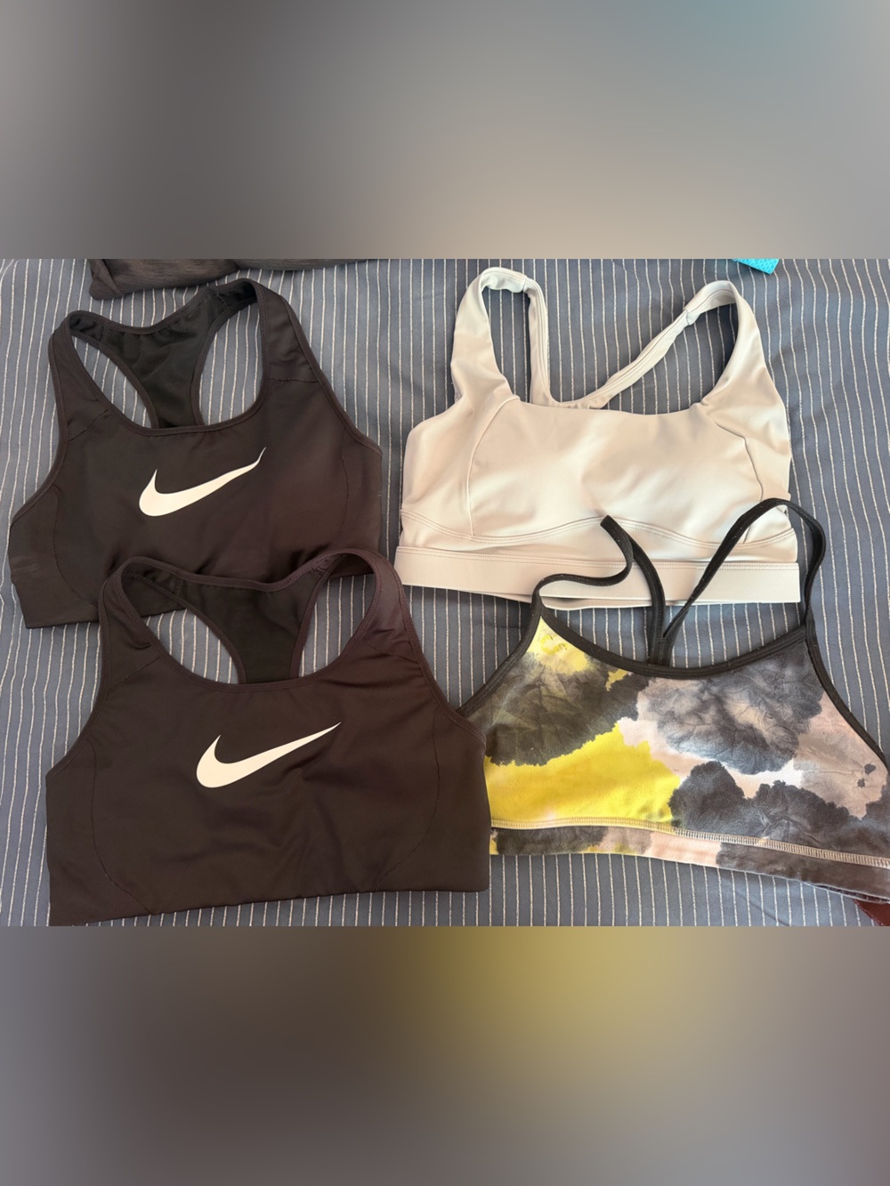 Nike, Lululemon, Running Girl sports bras in small